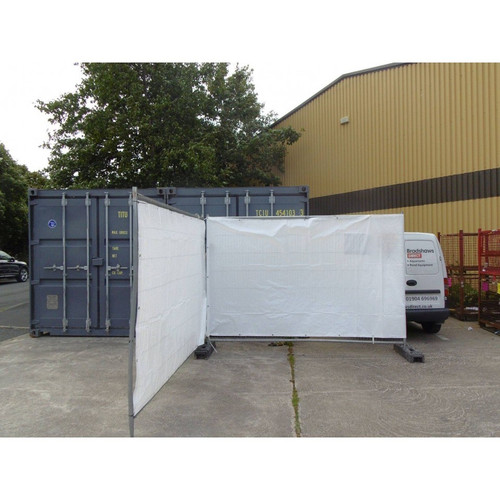 Fence Tarp Standard 1.76 x 3.41m White - Pack of 20