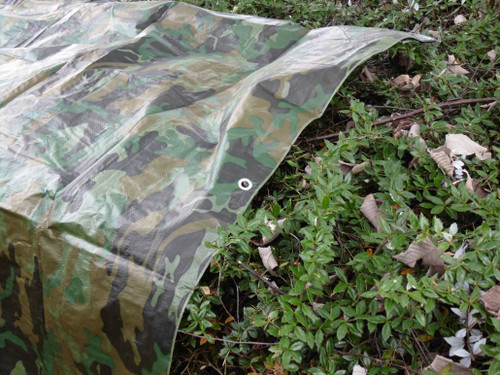 Camouflage Pattern Tarpaulin 110 gsm